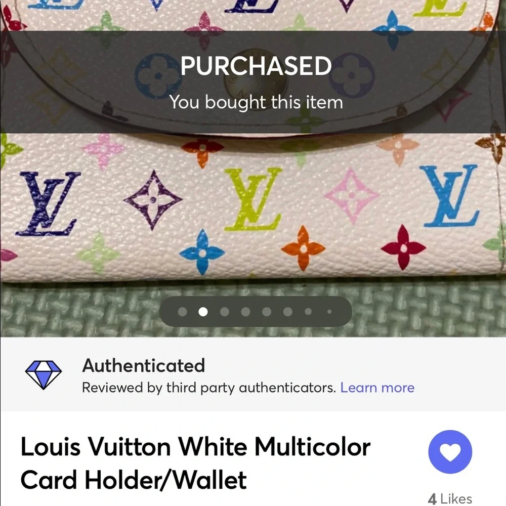 Louis Vuitton authentic card case wallet - Picture 7 of 8